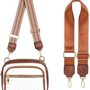 Crossbody Bags for Women, Leather Shoulder Purse and Handbags with Adjustable St